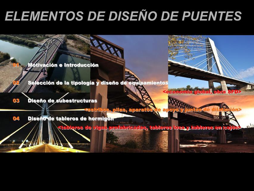 ELEMENTOS DE DISEÑO DE PUENTES JAPV