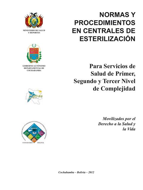 Normas y procedimientos en centrales de esterilización 