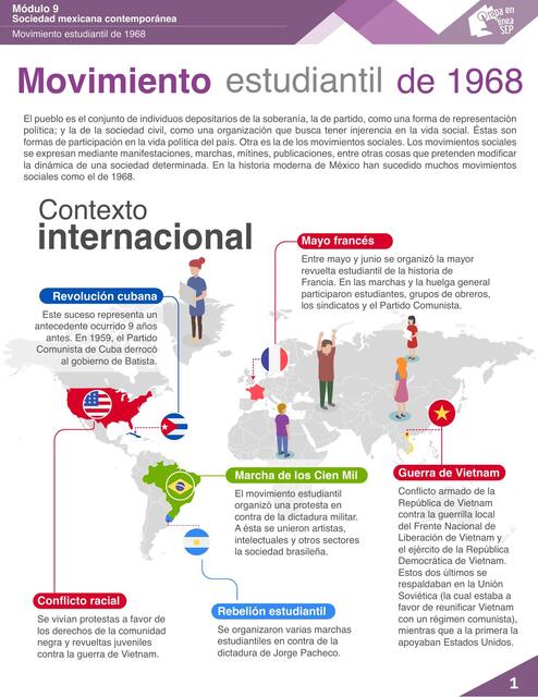 Movimiento estudiantil de 1968 | Ariadna | uDocz