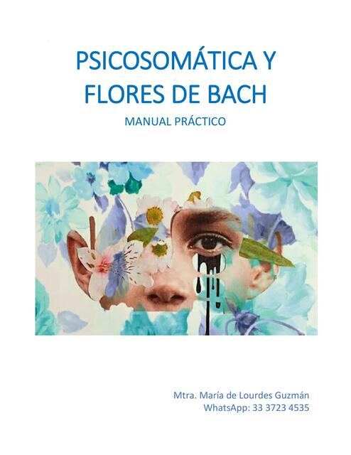 Manual Psicosomatica y Flores de Bach