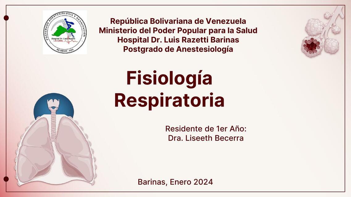 Fisiología Respiratoria 