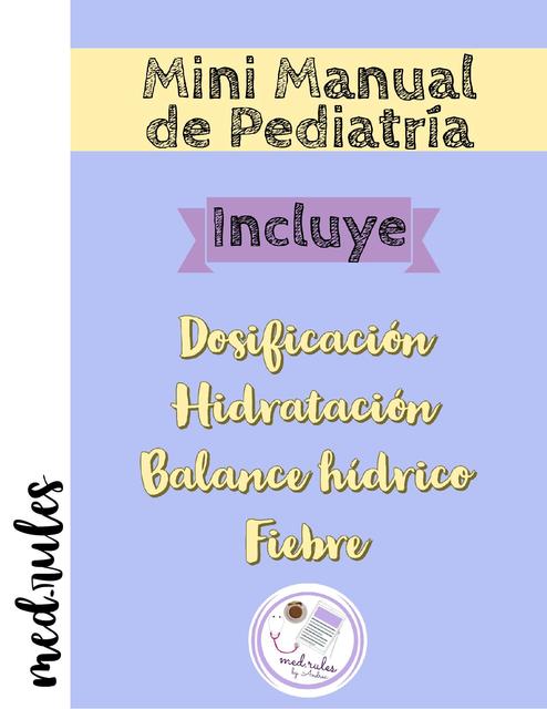 MiniManual de Pediatria por MedRules