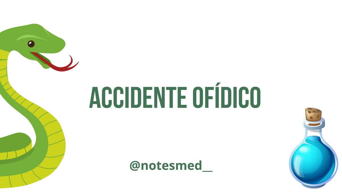 Accidente ofidico 