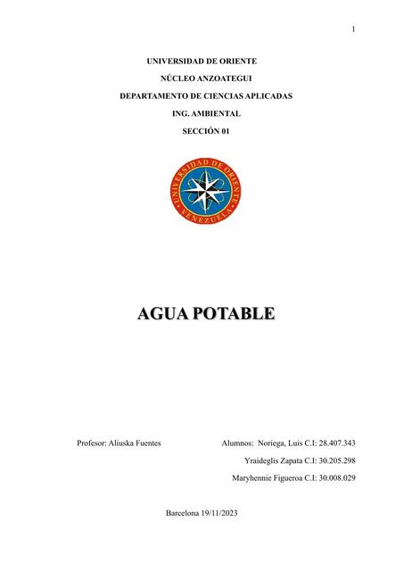 Agua Potable