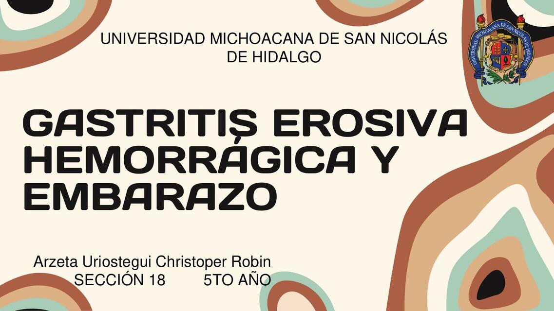 Gastritis erosiva y embarazo