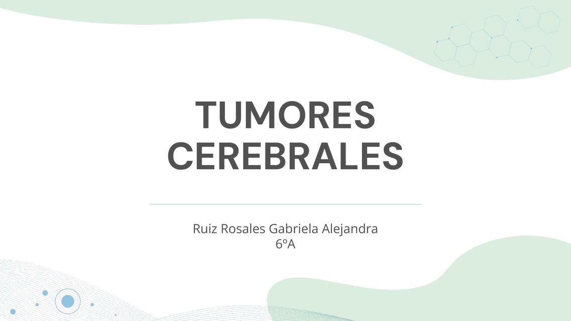 Tumores cerebrales