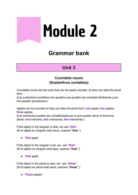 Uncountable nouns and Countable nouns