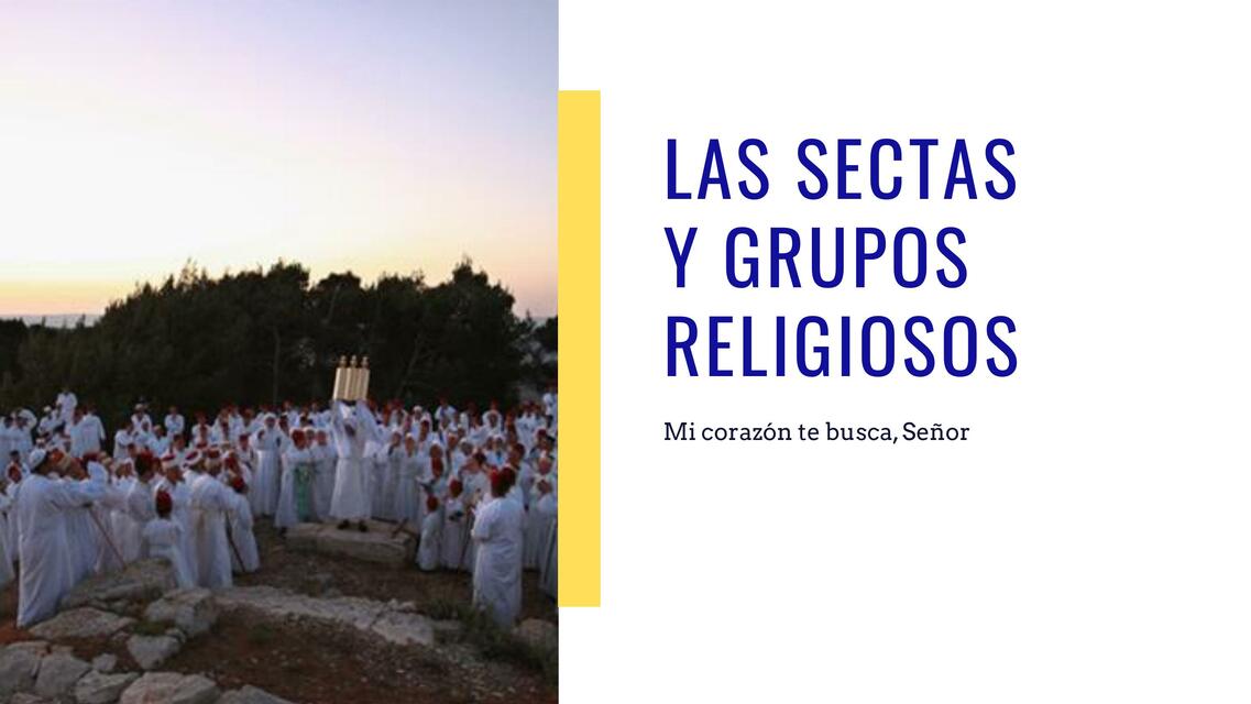 Sectas y Grupos Religiosos