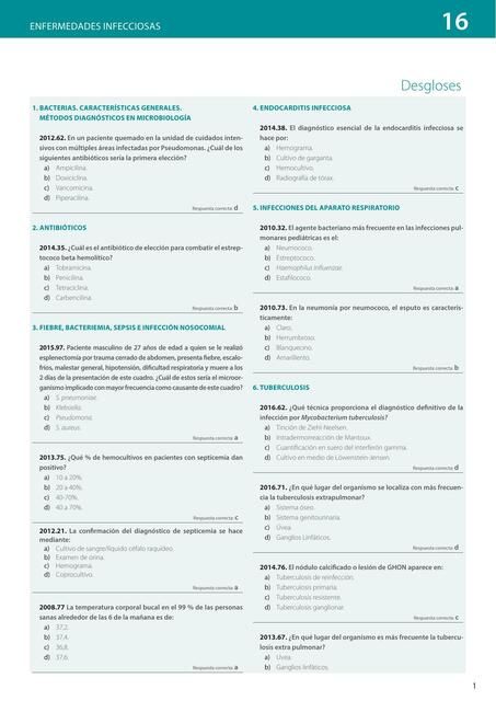 Desgloses Infectología CTO