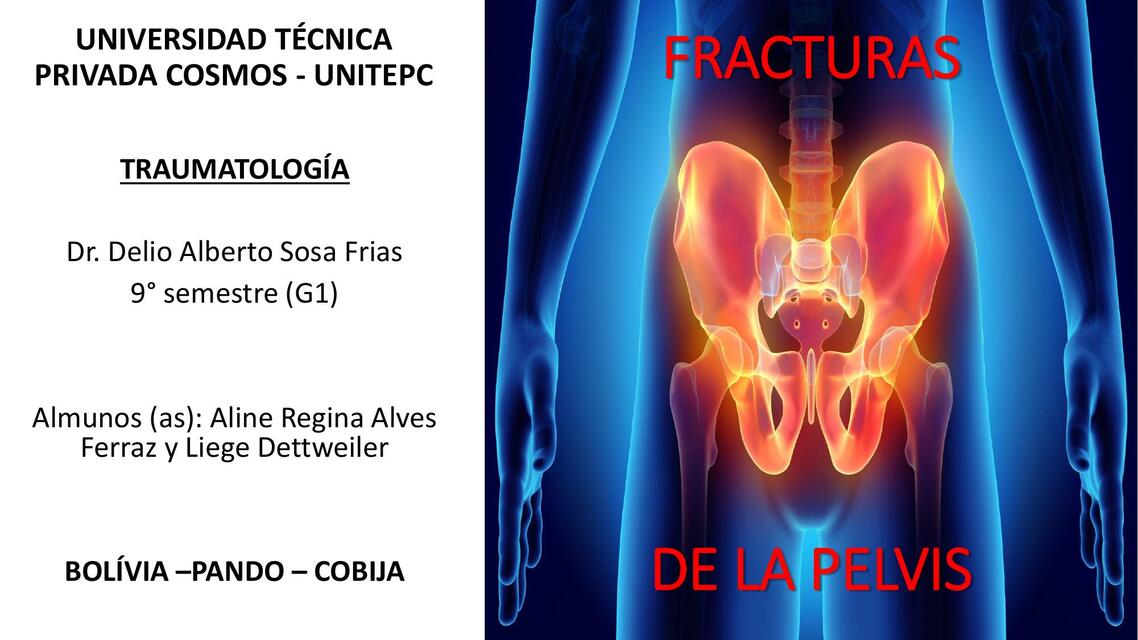 Fracturas de la Pelvis 