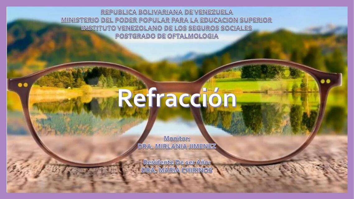 Refracción