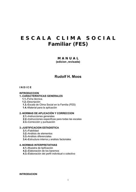 Escala Clima Social