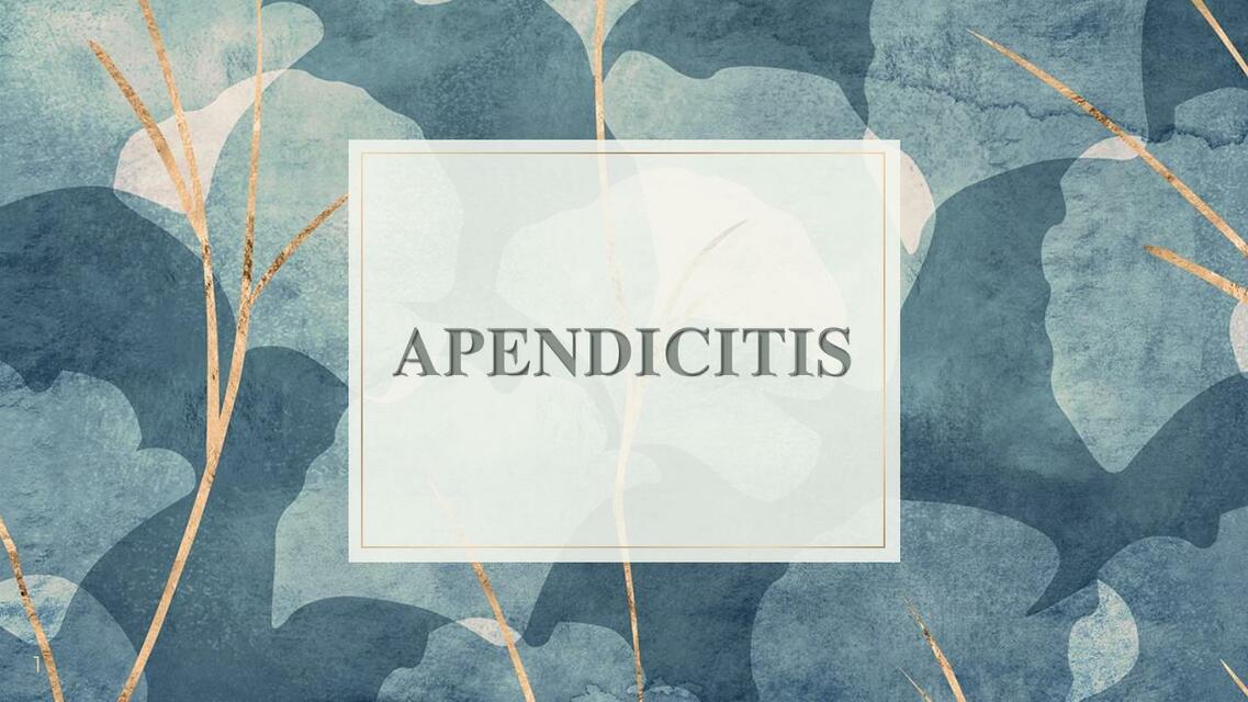 Apendicitis