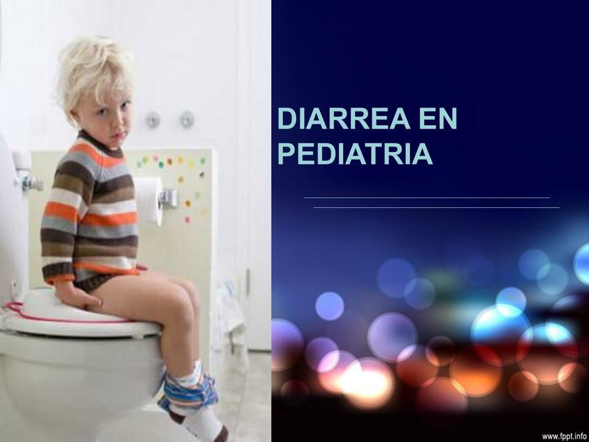 Diarrea en pediatría 