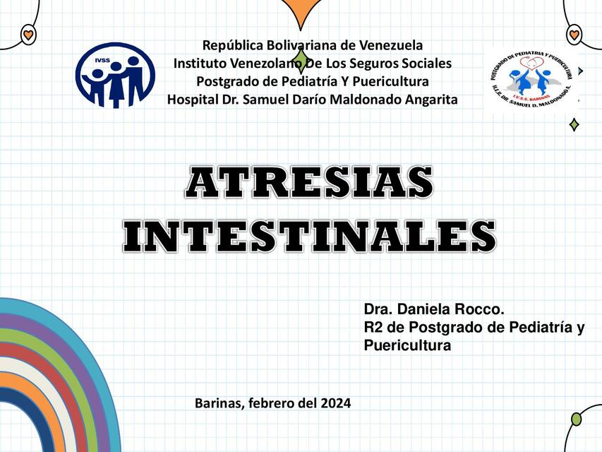 Atresias Intestinales 