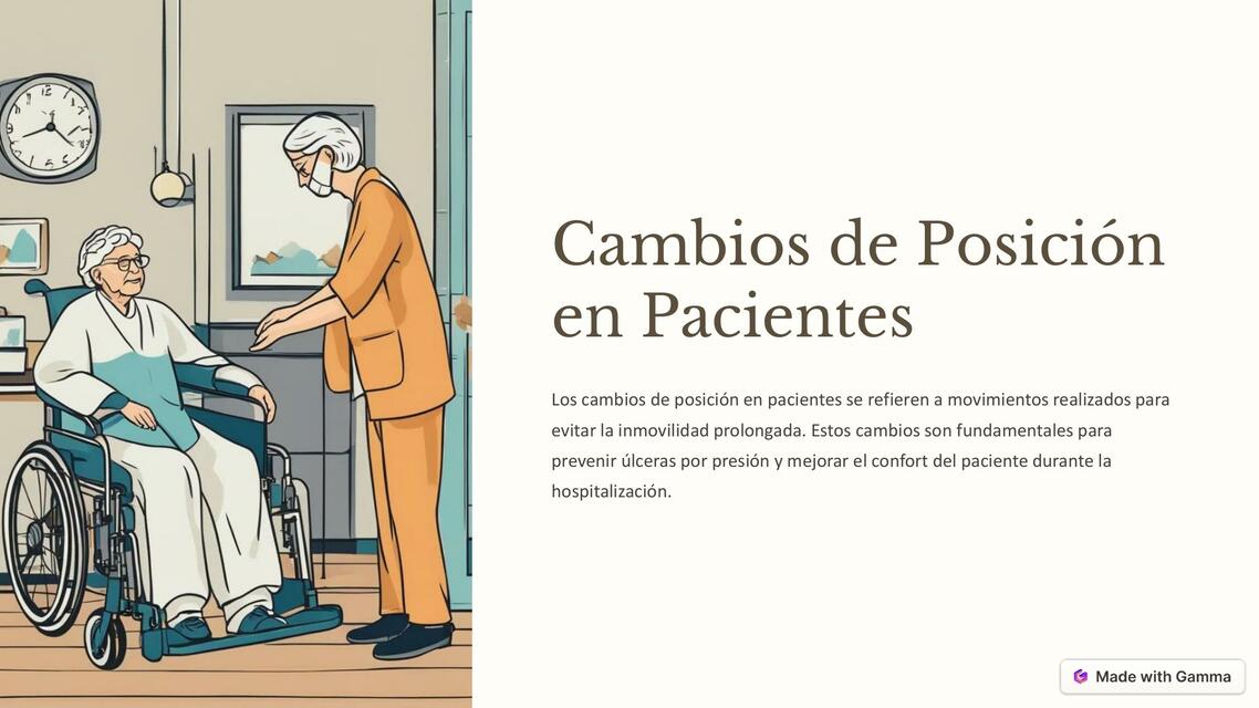 Cambios de Posicion en Pacientes