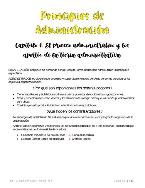 Principios de administración (FCE - UNC)