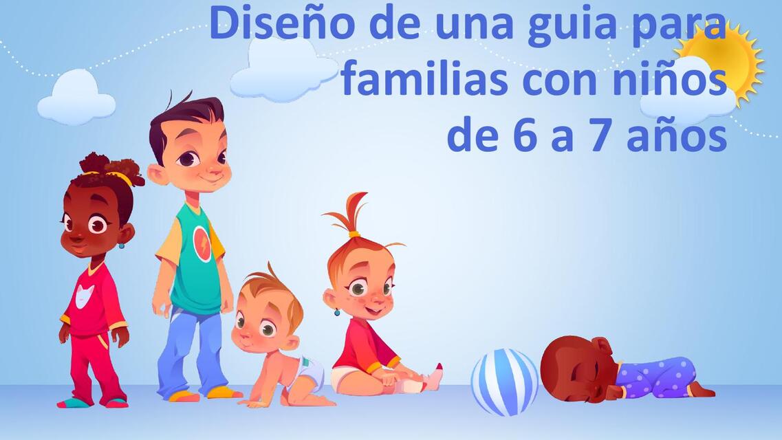 Diseño de una guía para familias con niños de 6 a 7 años 