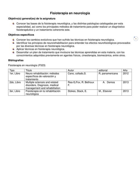 Fisioterapia neurológica