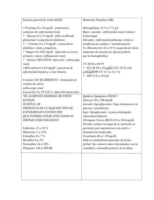 Examen General de Orina 