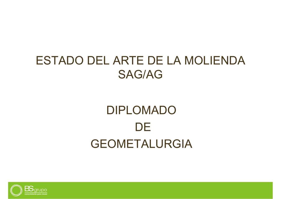 Diplomado de  Geometalurgia  