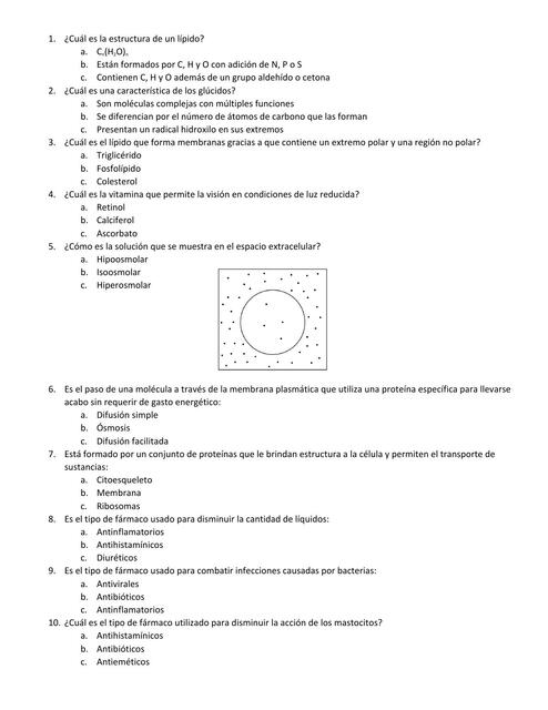 Preguntas de Biología 