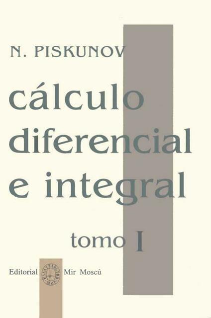 Calculo Diferencial e Integral Tomo1