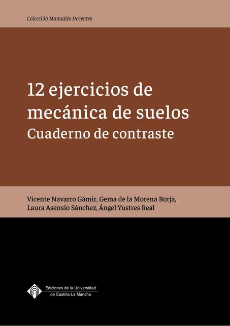 12 ejercicios de mecánica de suelos 