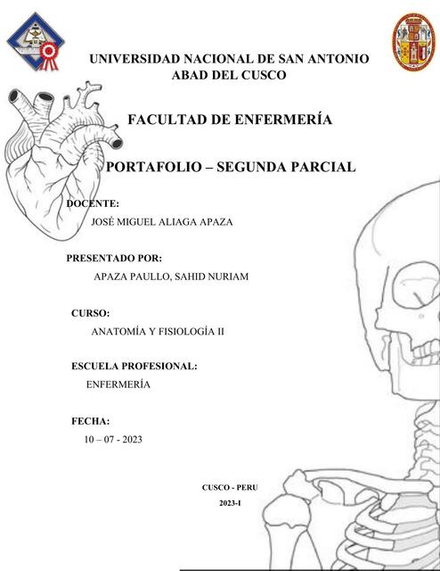 Anatomía y Fisiología II 