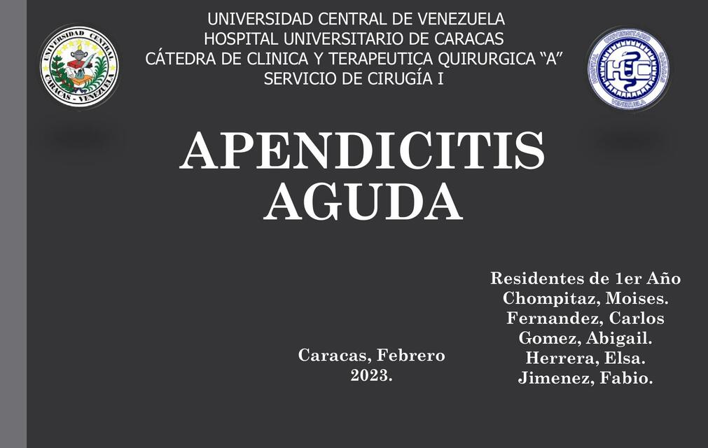 Apendicitis Aguda