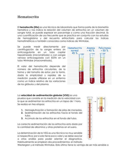 Hematocrito Tipo A – Hematocrito Bajo – QNAG