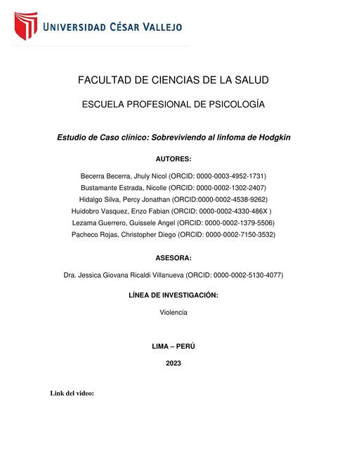 Estudio de Caso Clínico: Sobreviviendo al Linfoma de Hodgkin