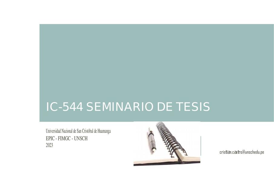 Seminario de Tesis