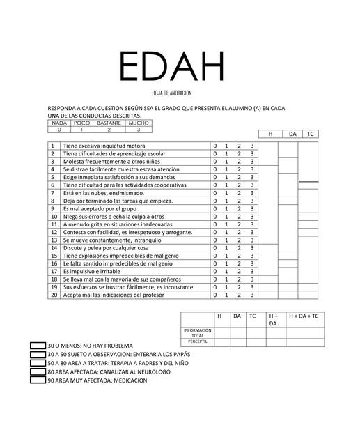 EDAH