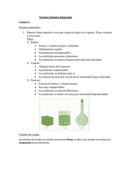 Examen Química Integrador 