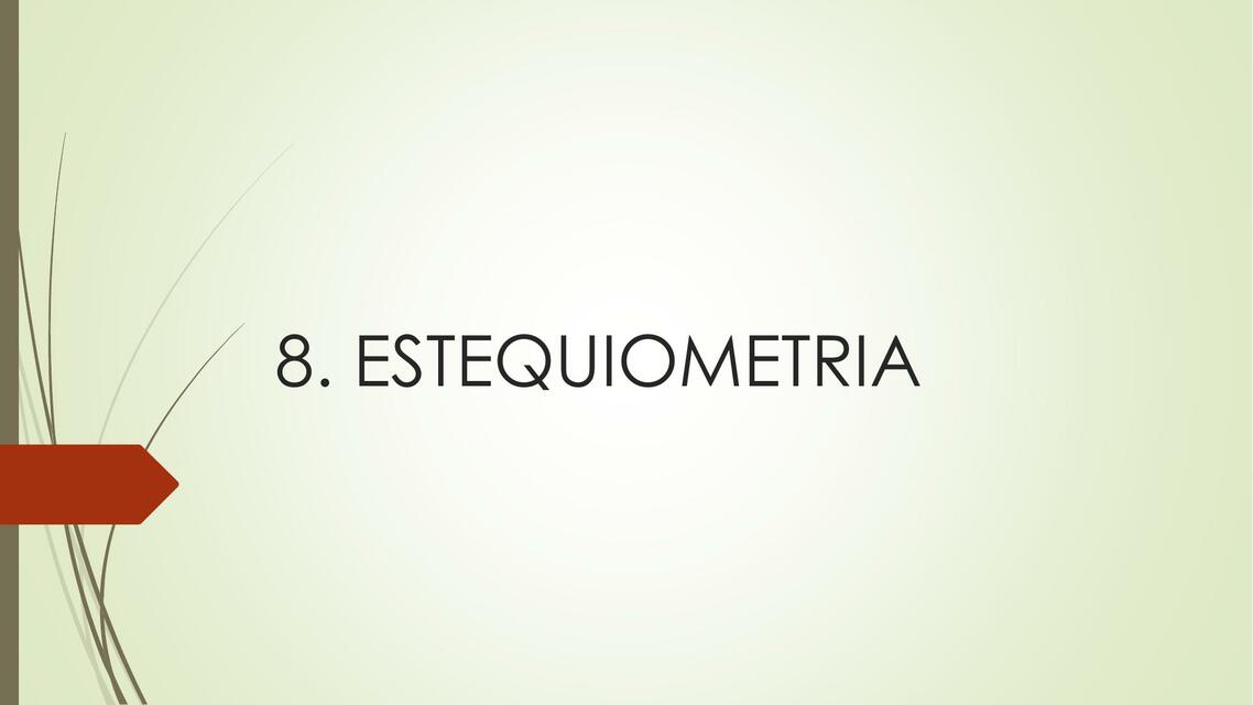 Estequimoetria 