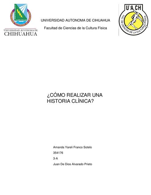 ¿Cómo Realizar una Historia Clínica?