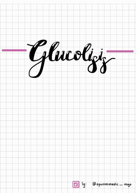 Glucolisis 