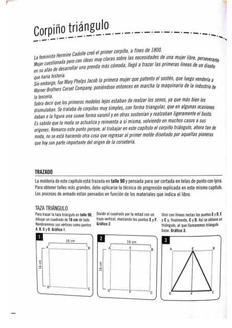 Corpiño  trianguló 