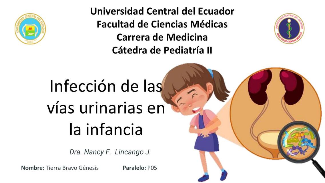 Infección de las vías urinarias en la infancia 