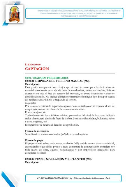 Captación 