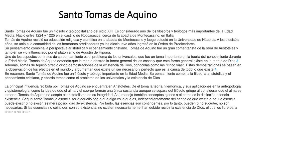 santo tomas de aquino