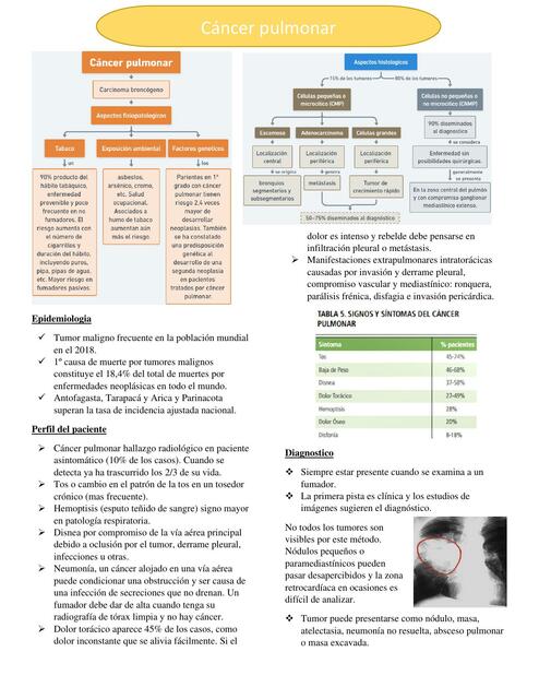 Cancer pulmonar