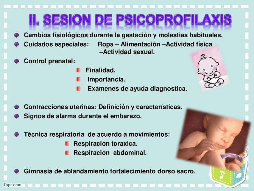 Sesión de Psicoprofilaxis 