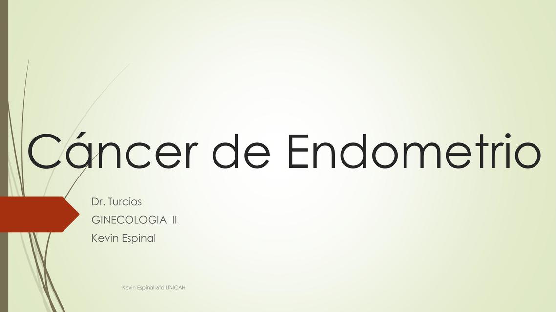 Carcinoma Endometrial