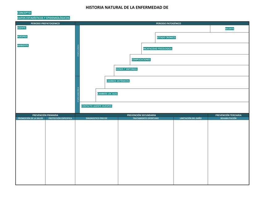 Historia Natural de la Enfermedad 