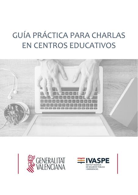 Guía práctica para charlas en centros educativos