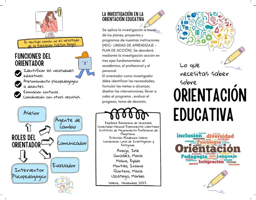 Folleto Orientación Educativa