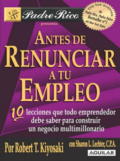 Antes de renunciar a tu empleo