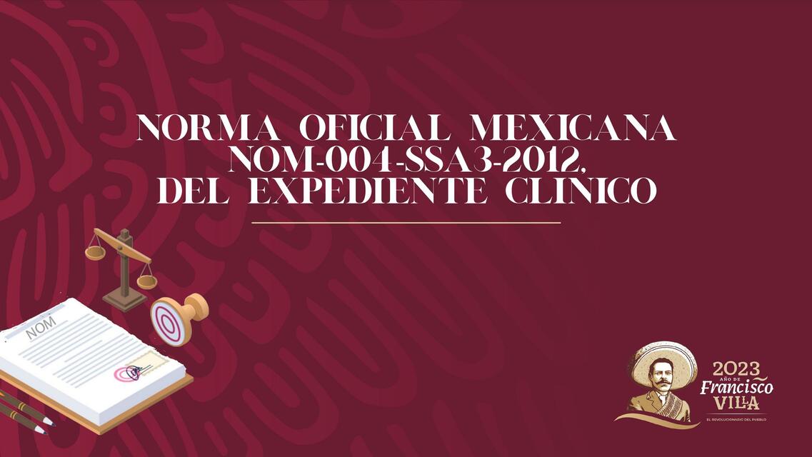 Norma oficial mexicana del expediente clinico